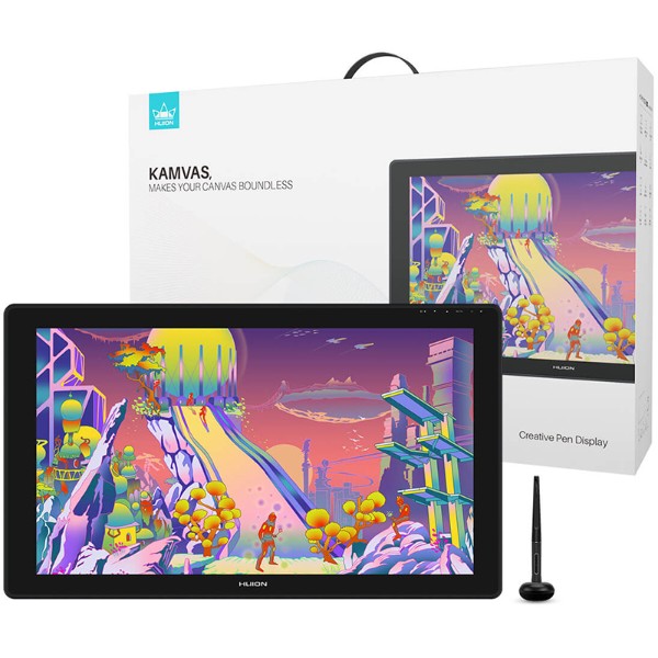Фото - Графічний планшет Huion Kamvas 24 Plus (GS2402)+перчатка