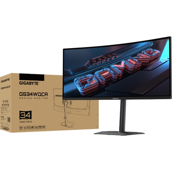 Фото - Монитор игровой Gigabyte GS34WQCA Gaming Monitor