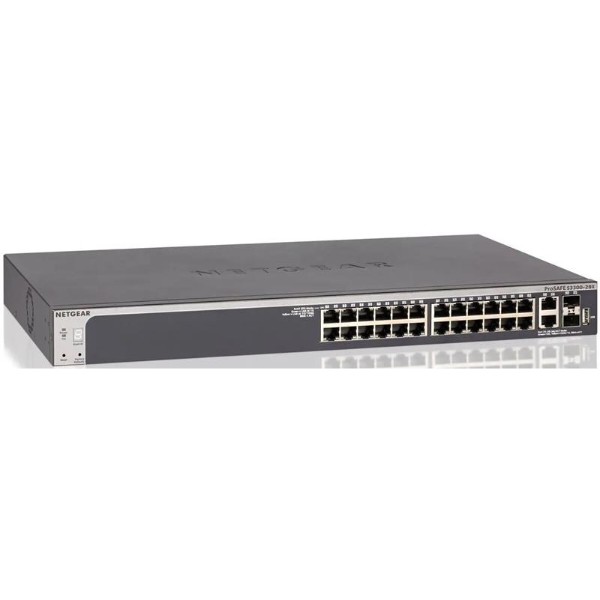 Фото - Коммутатор локальної мережі (Switch) Netgear GS728TXP-300EUS Фото - Коммутатор локальної мережі (Switch) Netgear GS728TXP-300EUS