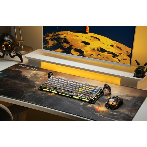 Фото - Килимок для миші  ігровий GravaStar SHARK XL (GSA8_MPD_SHARK)