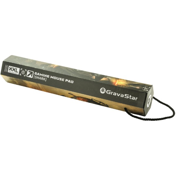 Фото - Килимок для миші  ігровий GravaStar SHARK XL (GSA8_MPD_SHARK)