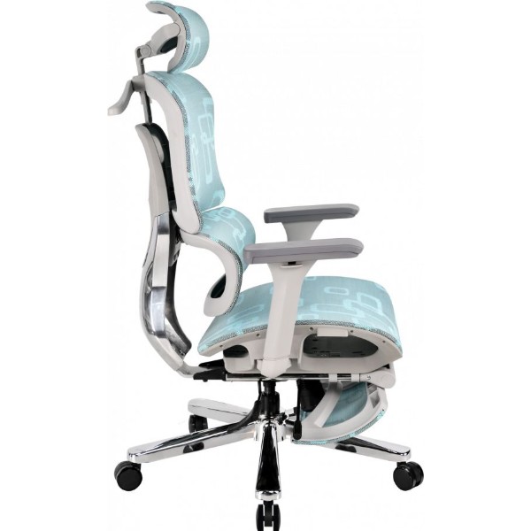 Фото - Кресло офисное GT Racer B-528 Gray/Blue