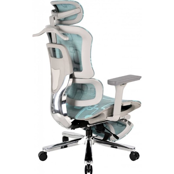 Фото - Кресло офисное GT Racer B-528 Gray/Blue