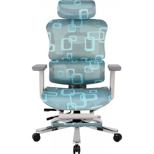 Фото - Кресло офисное GT Racer B-528 Gray/Blue