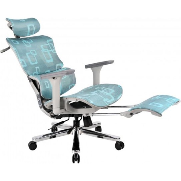 Фото - Кресло офисное GT Racer B-528 Gray/Blue