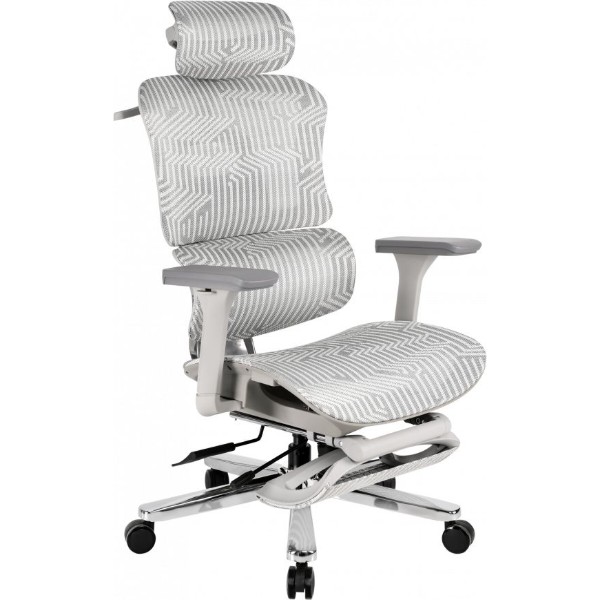Фото - Кресло офисное GT Racer B-528 Gray/Light Gray