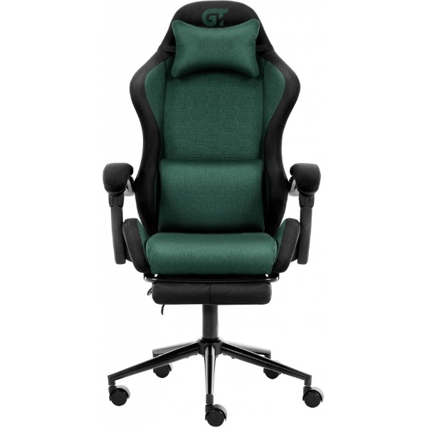 Фото - Кресло для геймеров GT Racer X-2338 Fabric Green/Black