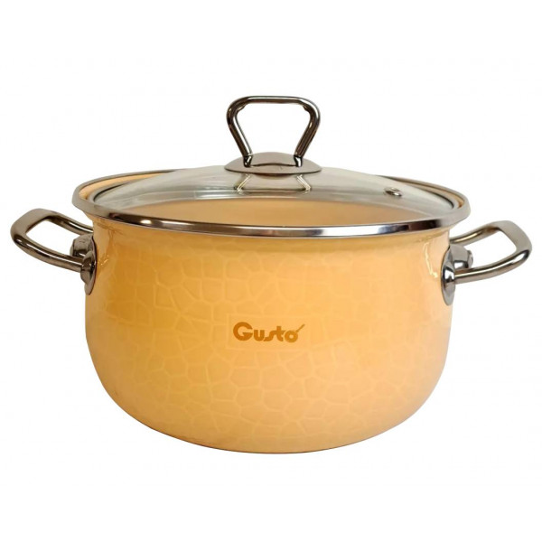 Фото - Каструля Gusto GT-T-222-PM Пряжене молоко Premium 22 см 5.1 л