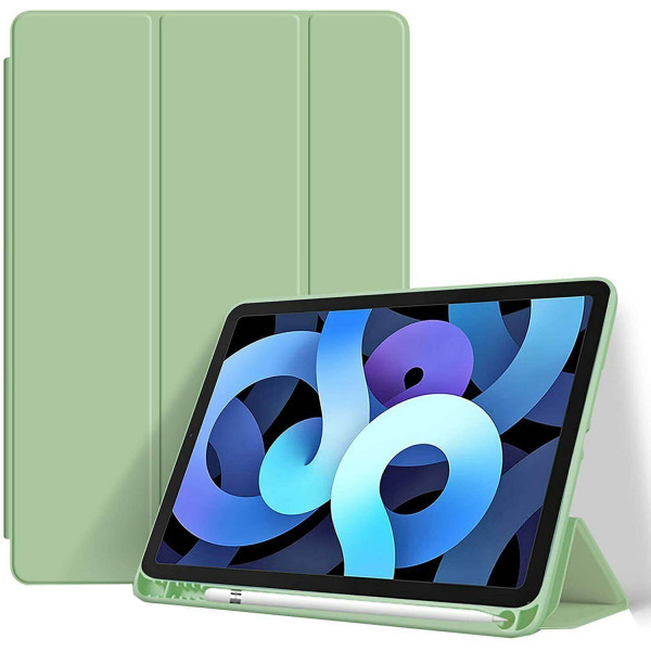 Фото - Чохол для планшета Becover Tri Fold Soft TPU з кріпленням Apple Pencil for Apple iPad 10.9'' (10 Gen)/iPad 11'' (A16) Light Green (708465)