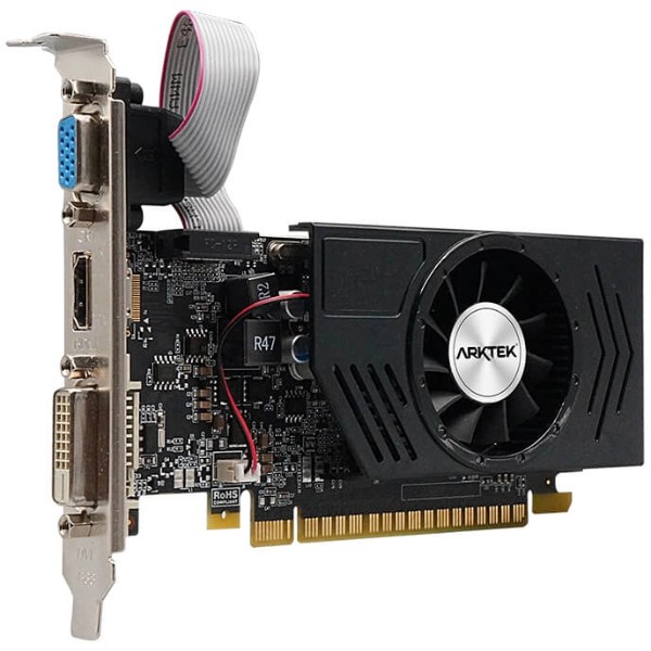 Фото - Видеокарта Arktek GT730 4GB GDDR5 64BIT HDMI, DVI, VGA PCI-E LOW PROFILE (AKN730D5S4GL1)