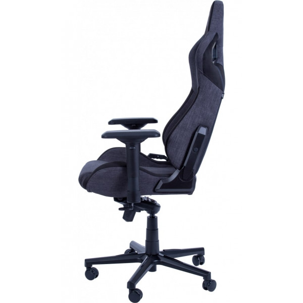 Фото - Крісло для геймерів GT Racer X-8005 Dark Gray/Black Suede