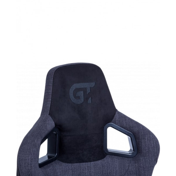 Фото - Крісло для геймерів GT Racer X-8005 Dark Gray/Black Suede