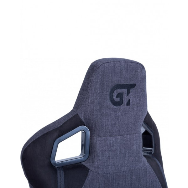 Фото - Крісло для геймерів GT Racer X-8005 Dark Gray/Black Suede