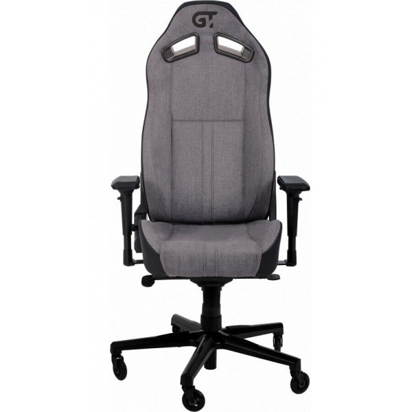 Фото - Крісло для геймерів GT Racer X-8009 Fabric Light Grey/Black