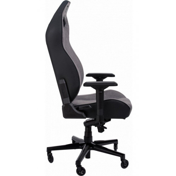 Фото - Крісло для геймерів GT Racer X-8009 Fabric Light Grey/Black