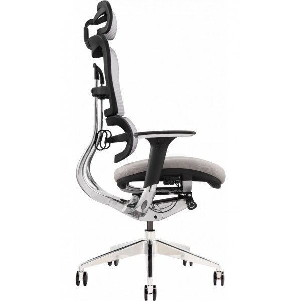 Фото - Крісло офісне GT Racer X-801 Bright Gray (W-20 B-40)