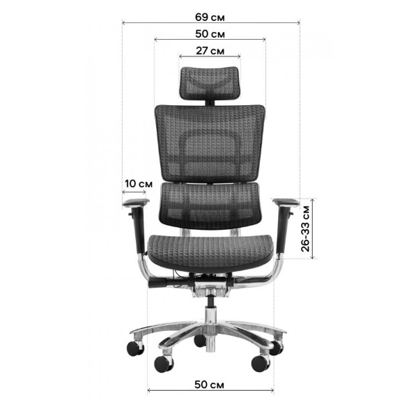 Фото - Кресло офисное GT Racer X-801A Gray (W-80)