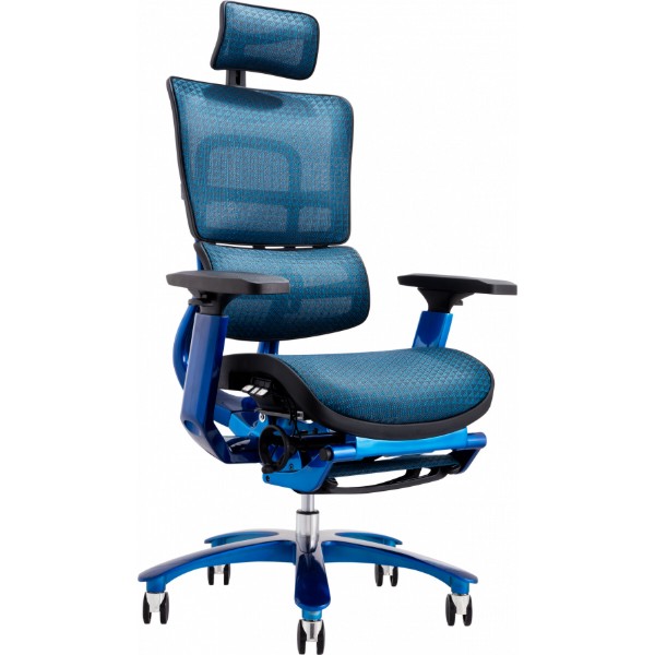 Фото - Кресло офисное GT Racer X-815L Black/Blue (W-85)
