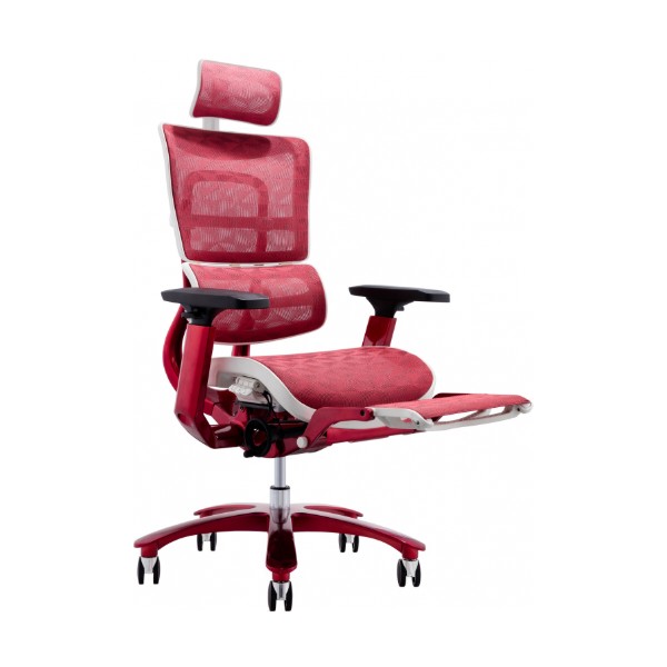 Фото - Кресло офисное GT Racer X-815L White/Red (W-52)
