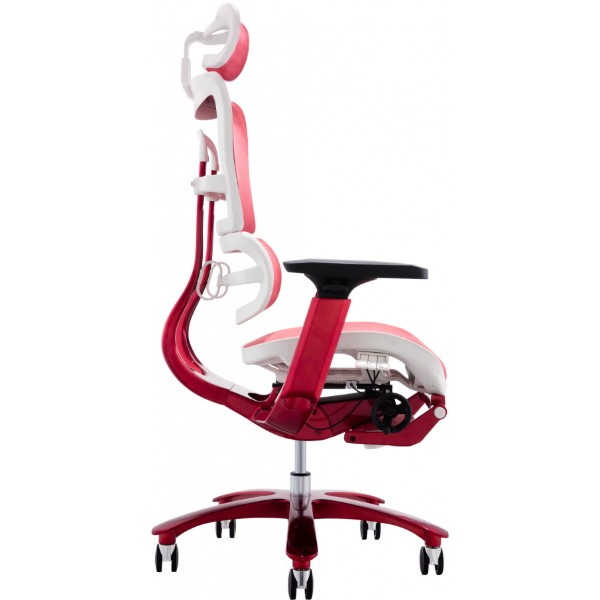 Фото - Кресло офисное GT Racer X-815L White/Red (W-52)