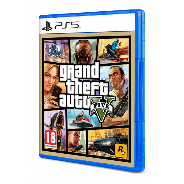 Фото - Уцінка - Ігровий диск PS5 Grand Theft Auto V Фото - Уцінка - Ігровий диск PS5 Grand Theft Auto V