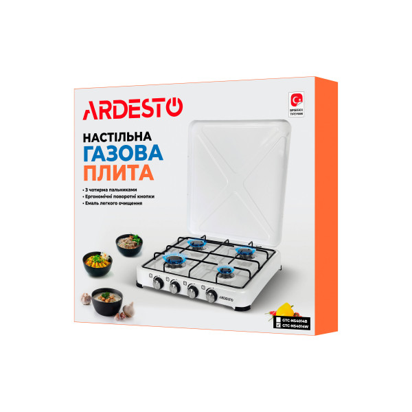 Фото - Плита газовая настольная ARDESTO GTC-NS4014W