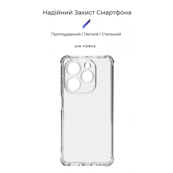 Фото - Чохол для смартфону Armorstandart Air Force for Tecno Spark Go 2024 (BG6) Camera cover Transparent (ARM73806)