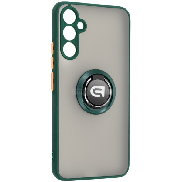 Фото - Чохол для смартфону Armorstandart Frosted Matte Ring for Samsung A34 5G (A346) Dark Green (ARM68355)