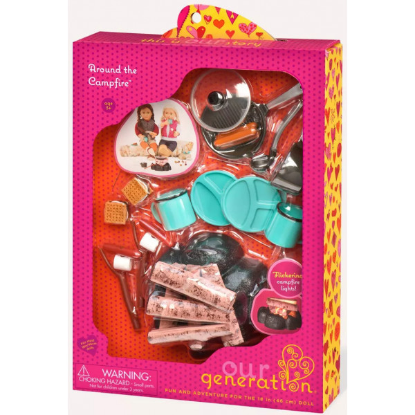 Фото - Одежда и аксессуары для куклы Our Generation Вокруг Костра 14 эл. (BD37254Z)