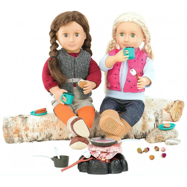 Фото - Одежда и аксессуары для куклы Our Generation Вокруг Костра 14 эл. (BD37254Z)