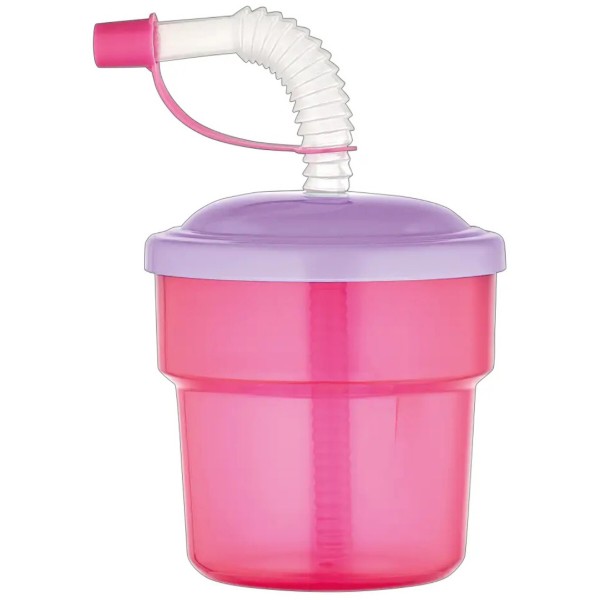 Фото - Стакан с трубочкой Gusto Fizbo GT-G-221007 Pink 250 мл Фото - Стакан с трубочкой Gusto Fizbo GT-G-221007 Pink 250 мл