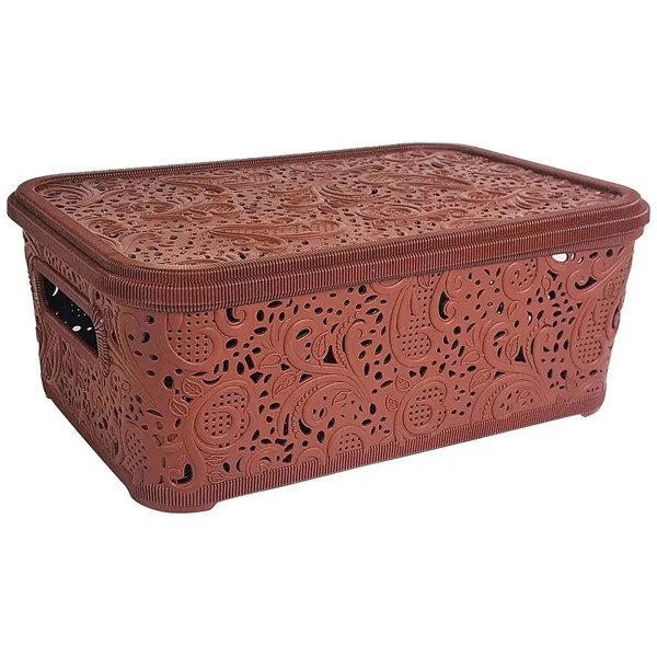 Фото - Короб для зберігання Gusto GT-12-0к Ажур 12 л в асортименті