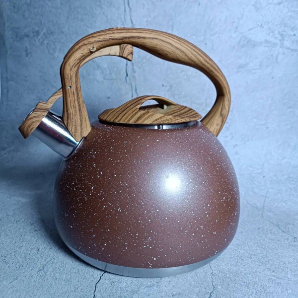 Фото - Чайник металевий Gusto Кориця зі свистком 2.8 л (GT-1420-28)
