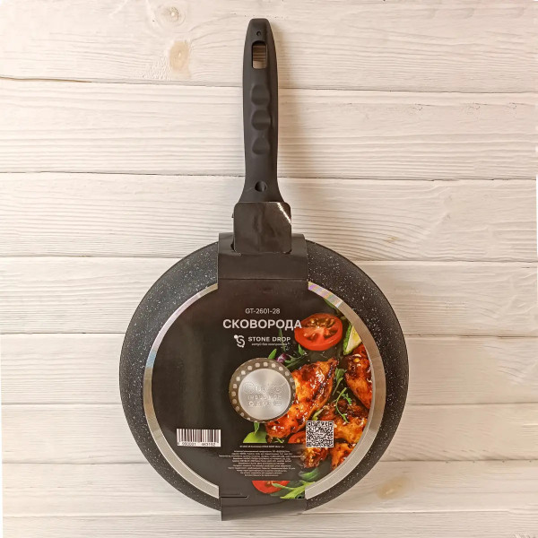Фото - Сковорода універсальна Gusto STONE DROP 28х5,1 см (GT-2601-28)