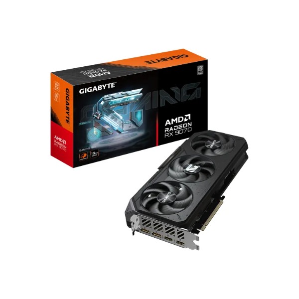 Фото - Видеокарта Gigabyte Radeon RX 9070 16GB GDDR6 GAMING (GV-R9070GAMING-16GD)