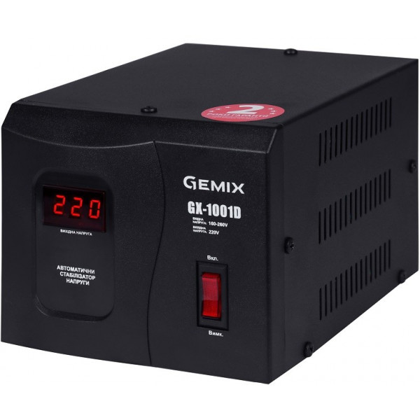 Фото - Стабілізатор напруги Gemix GX-1001D