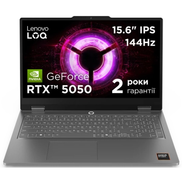 Фото - Ноутбук игровой Lenovo LOQ Essential 15ARP11 (83VA0026RA) Luna Grey
