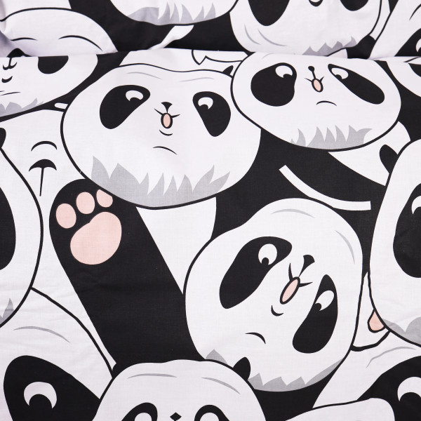 Фото - Комплект постільної білизни MirSon 175х210 см 17-4850 Panda Ranforce Elite (2200009584961)