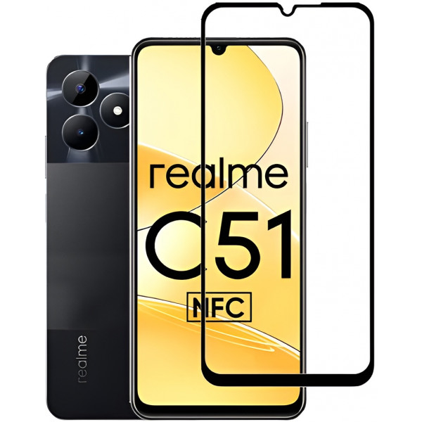 Фото - Защитное стекло для смартфона BeCover Realme C51 Black (710301)