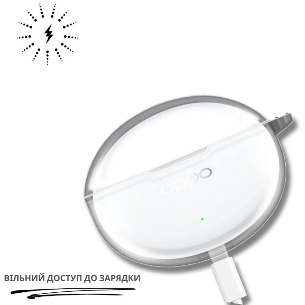 Фото - Чохол для навушників BeCover Soft TPU for OPPO Enco Air4 Pro (ETEA1) Transparent (714836)