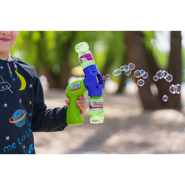 Фото - Генератор мильних бульбашок GazilLion напівавтомат бластер в наборі р-р 118 мл (GZ36598)