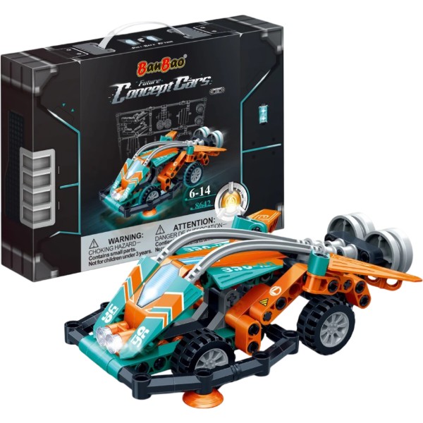 Фото - Пластиковый конструктор Banbao "Эксклюзивные авто" Молния (352 элм.) (8642)