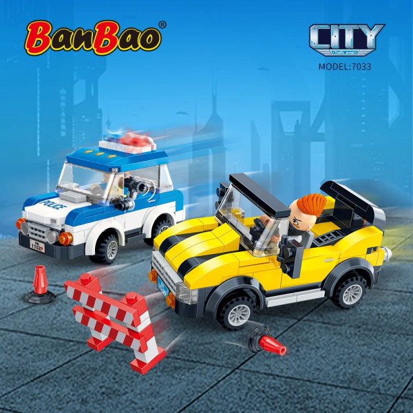 Фото - Пластиковый конструктор Banbao "БанБао CITY" (268 элм.) Побег (7033)