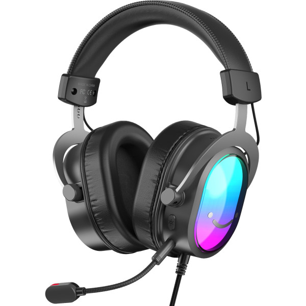 Фото - Гарнитура проводная игровая Fifine H16 7.1 Black RGB