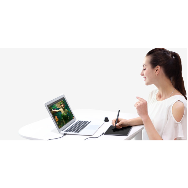 Фото - Графический планшет Huion H430P Black