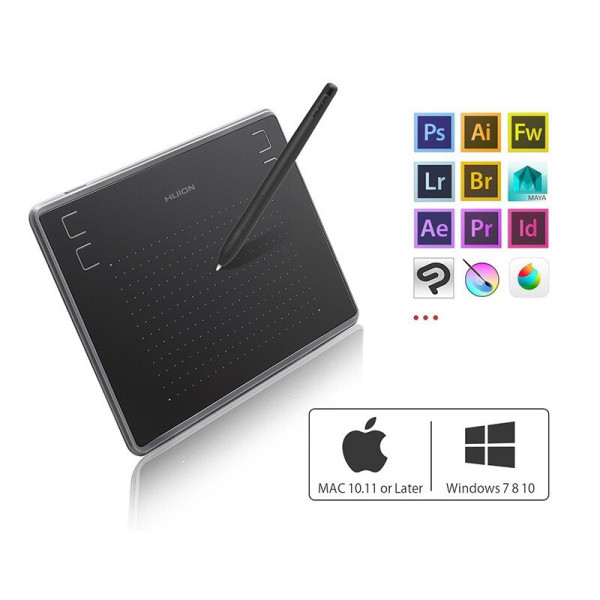 Фото - Графический планшет Huion H430P Black