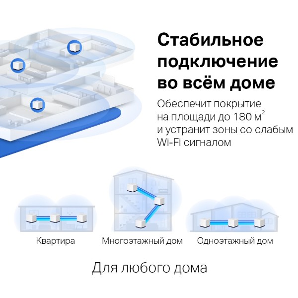 Фото - MESH система WiFi5 Mercusys Halo H50G (3-pack)