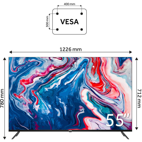 Фото - Телевизор Haier H55K801UG