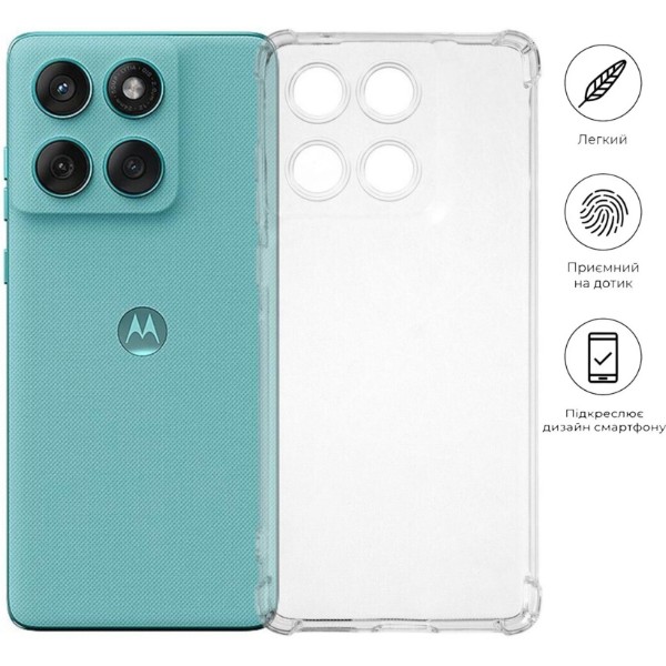 Фото - Чохол для смартфону BeCover for Motorola Edge 60 Clear (713804)