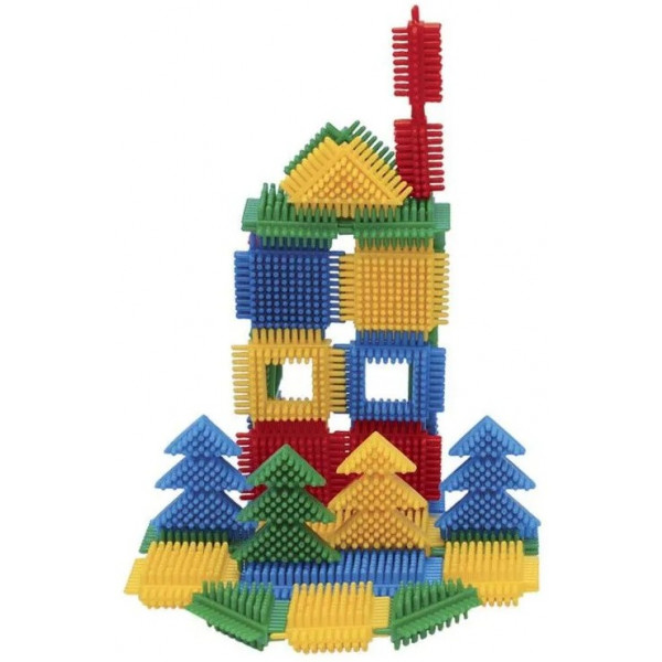 Фото - Пластиковый конструктор Wader Ёжик 50 шт. в маленькой банке (41930)